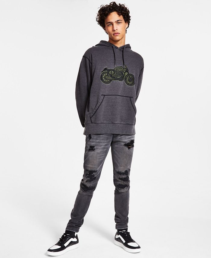 Heroes Motors Men's Pullover Graphic Hoodie - Macy's