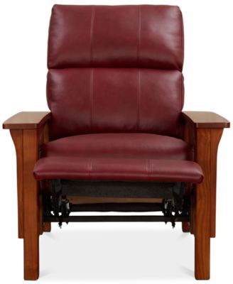 Harrison Leather Pushback Recliner