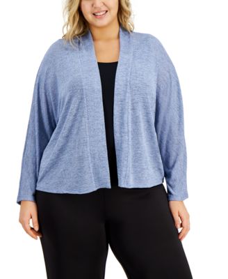women's plus size open front cardigan