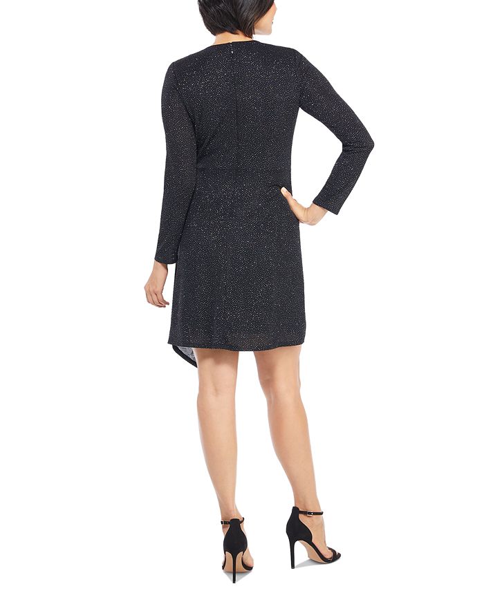 London Times Petite Glitter Knit Sheath Dress Macy's