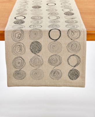 Настольная дорожка с вышивкой в виде кругов для рисования 72x 14 14590₽