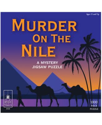 Murder On The Nile Classic Mystery Jigsaw Puzzle - 1000 Piece