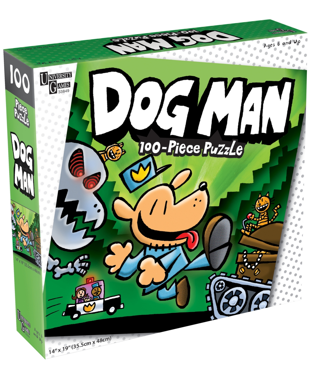 University Games Kids' Dog Man Unleashed Jigsaw Puzzle In No Color