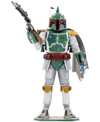 Metal Earth Premium Series Iconx 3D Metal Model Kit - Star Wars Boba Fett, 3 Piece