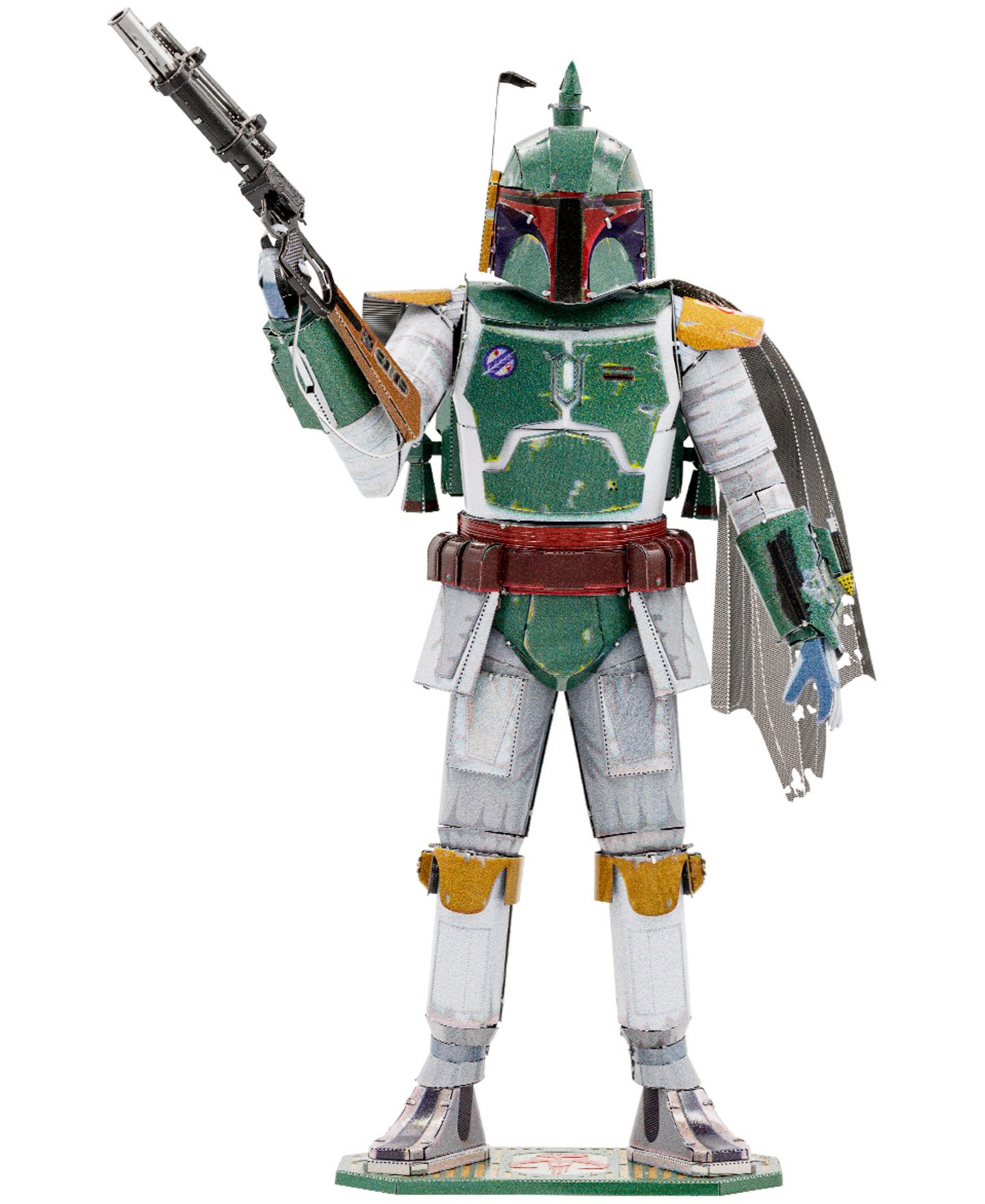 Детские конструкторы Fascinations Star Wars Boba Fett 3D Metal Model Kit, 3-Piece Set, Ages 14+ — фото 2