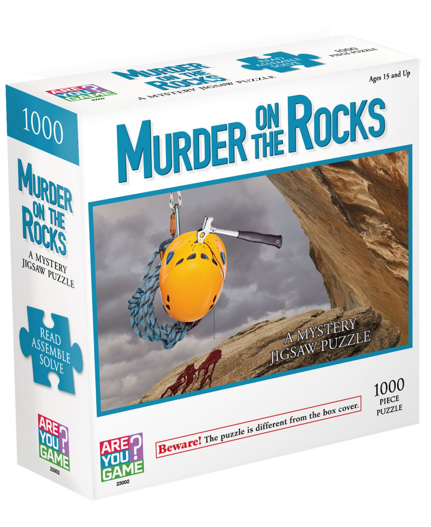 Пазл-детектив Areyougame Mystery Jigsaw Murder On The Rocks на 1000 деталей, от 15 лет — фото 1