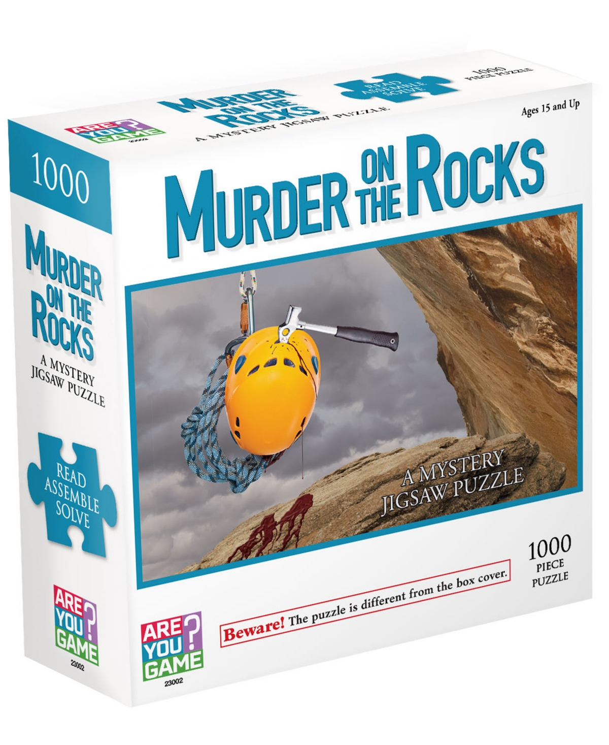 Areyougame Murder On The Rocks Classic Mystery Jigsaw Puzzle In No Color
