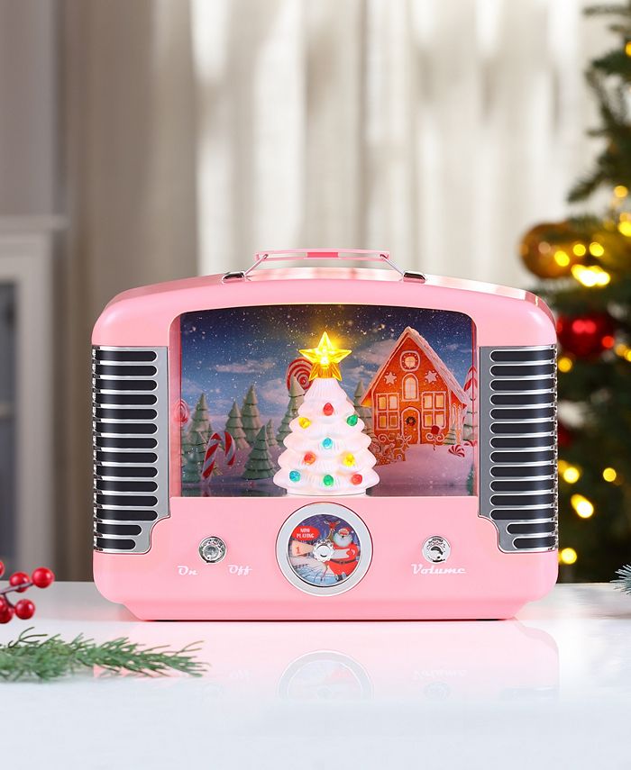 Mr. Christmas Nostalgic Tree Radio, 12" Macy's