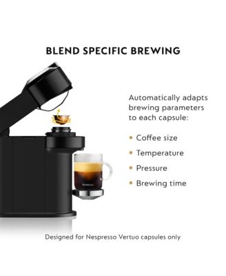 Nespresso Vertuo Next Premium Coffee and Espresso Maker by Breville, Classic Black