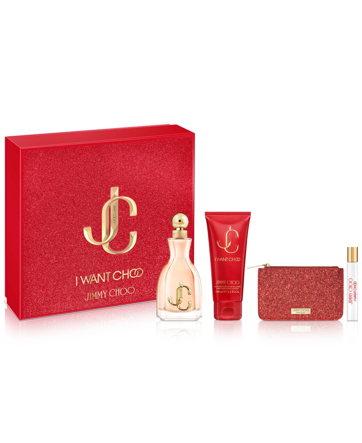 Jimmy Choo 4pc. I Want Choo Eau De Parfum Gift Set ModeSens