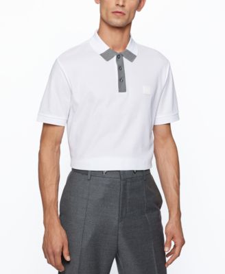 Hugo Boss - Men's Mercerized-Cotton Jacquard Polo Shirt