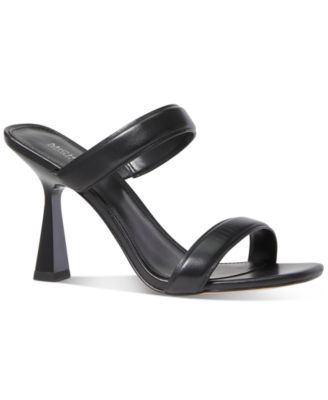 michael kors black heels macys