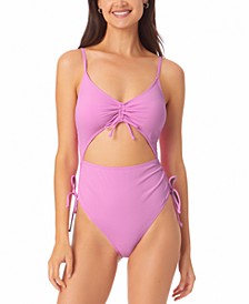 Juniors' Cutout One-Piece Swimsuit, Created for Macy's