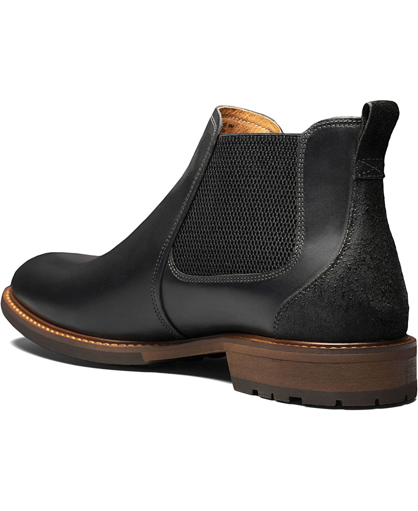 Мужские ботинки Florsheim Chalet Plain Toe Gore, цвет: Чёрный — фото 8
