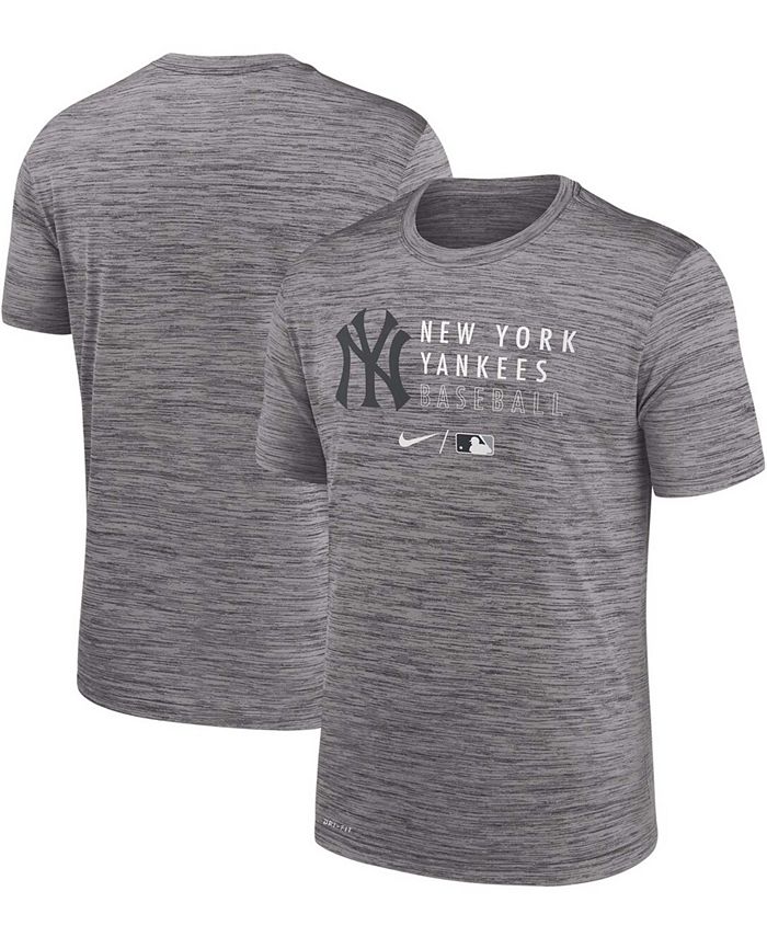 Nike Men's Heathered Gray New York Yankees Authentic Collection ...