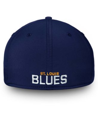 Men's Navy St. Louis Blues Core Primary Logo Flex Hat