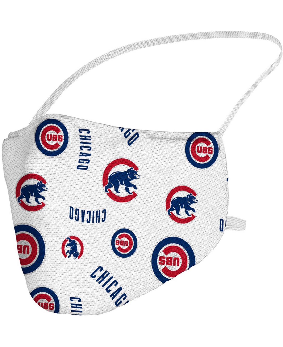 Multi Chicago Cubs All Over Logo Face Covering - Multi