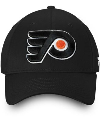 Men's Black Philadelphia Flyers Core Adjustable Hat