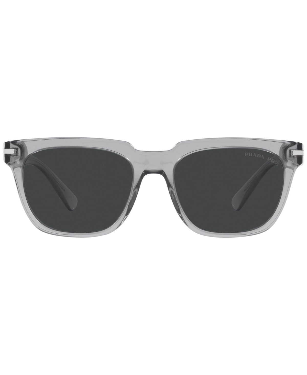 Shop Prada Men's Polarized Sunglasses, Pr 04ys 56 In Transparent Gray
