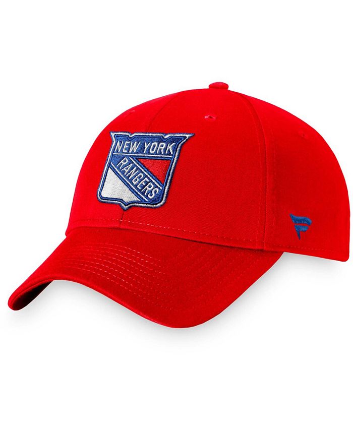 Fanatics Men's Red New York Rangers Core Adjustable Hat - Macy's