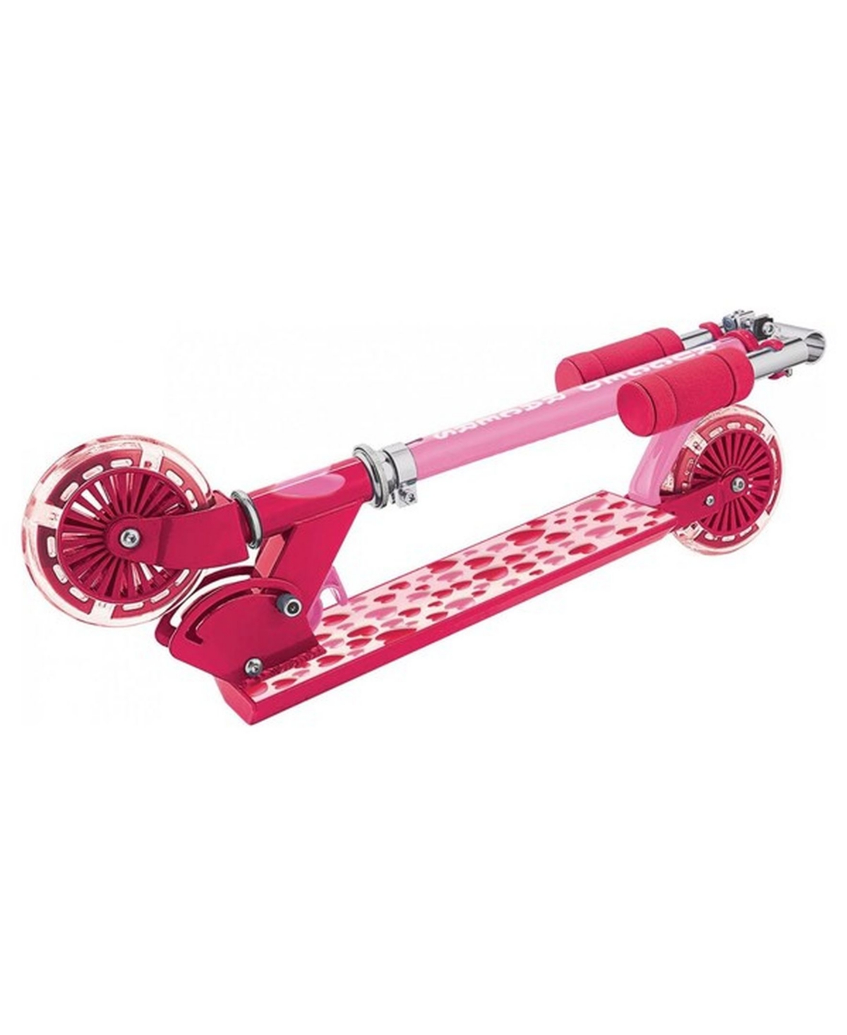 Rugged Racers 2 Wheel Scooter with Heart Design and Led Lights