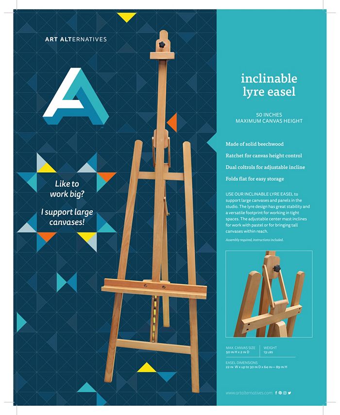 Art Alternatives Inclinable Lyre Easel Macy's
