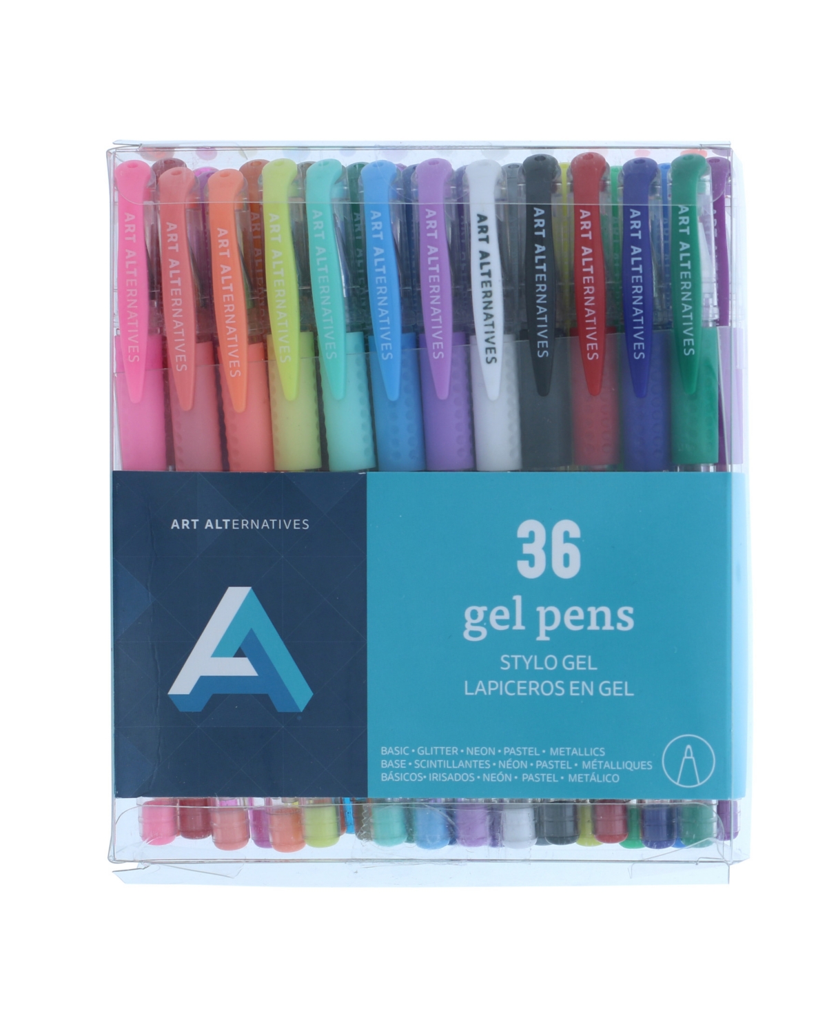 Gel Pen Set, 36 Pens - Multi