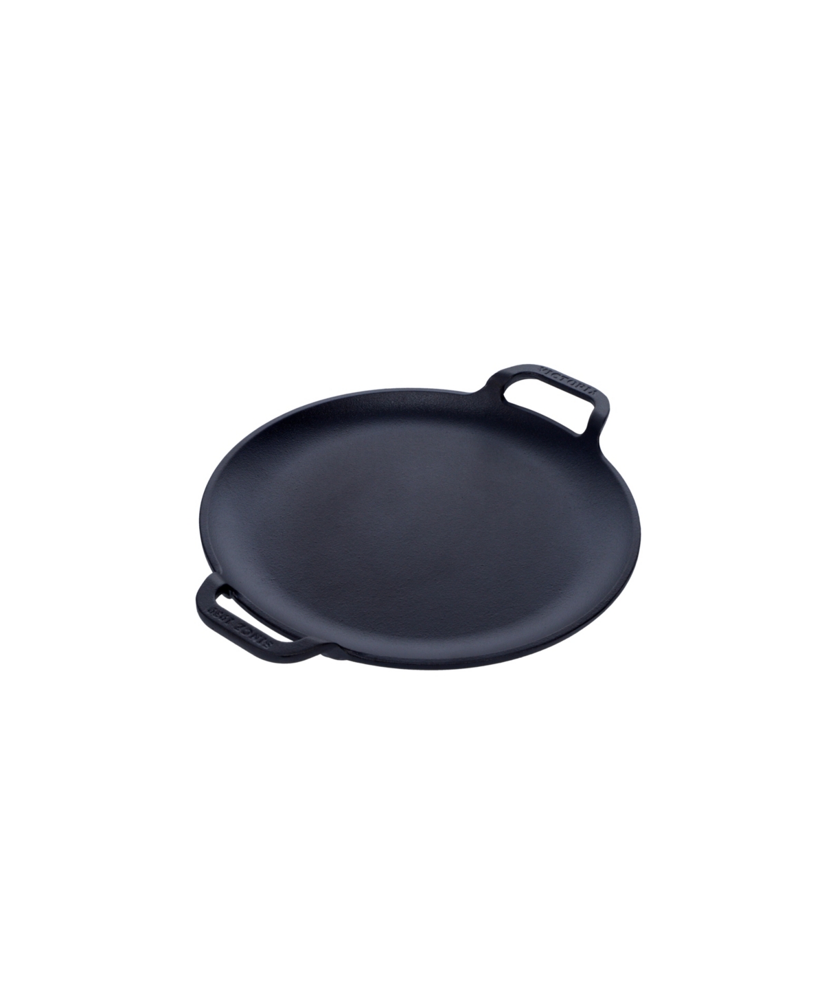 Victoria 10" Comal With 2 Side Handles, Seasoned In Black