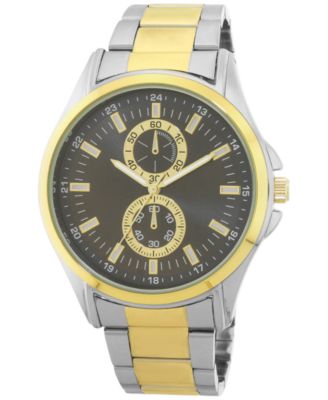 Photo 1 of INC International Concepts Men's Two-Tone Bracelet Watch 48mm, Created for Macy's