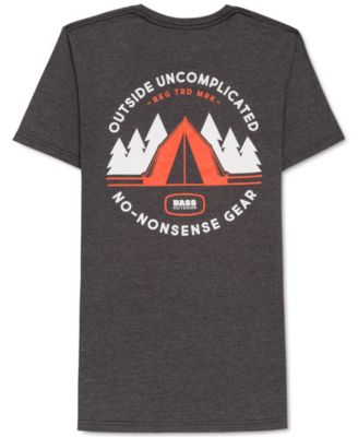 BASS OUTDOOR - Men's Tent Graphic T-Shirt
