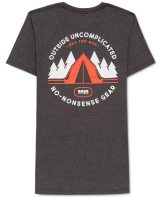 BASS OUTDOOR Men's Tent Graphic T-Shirt - Macy's