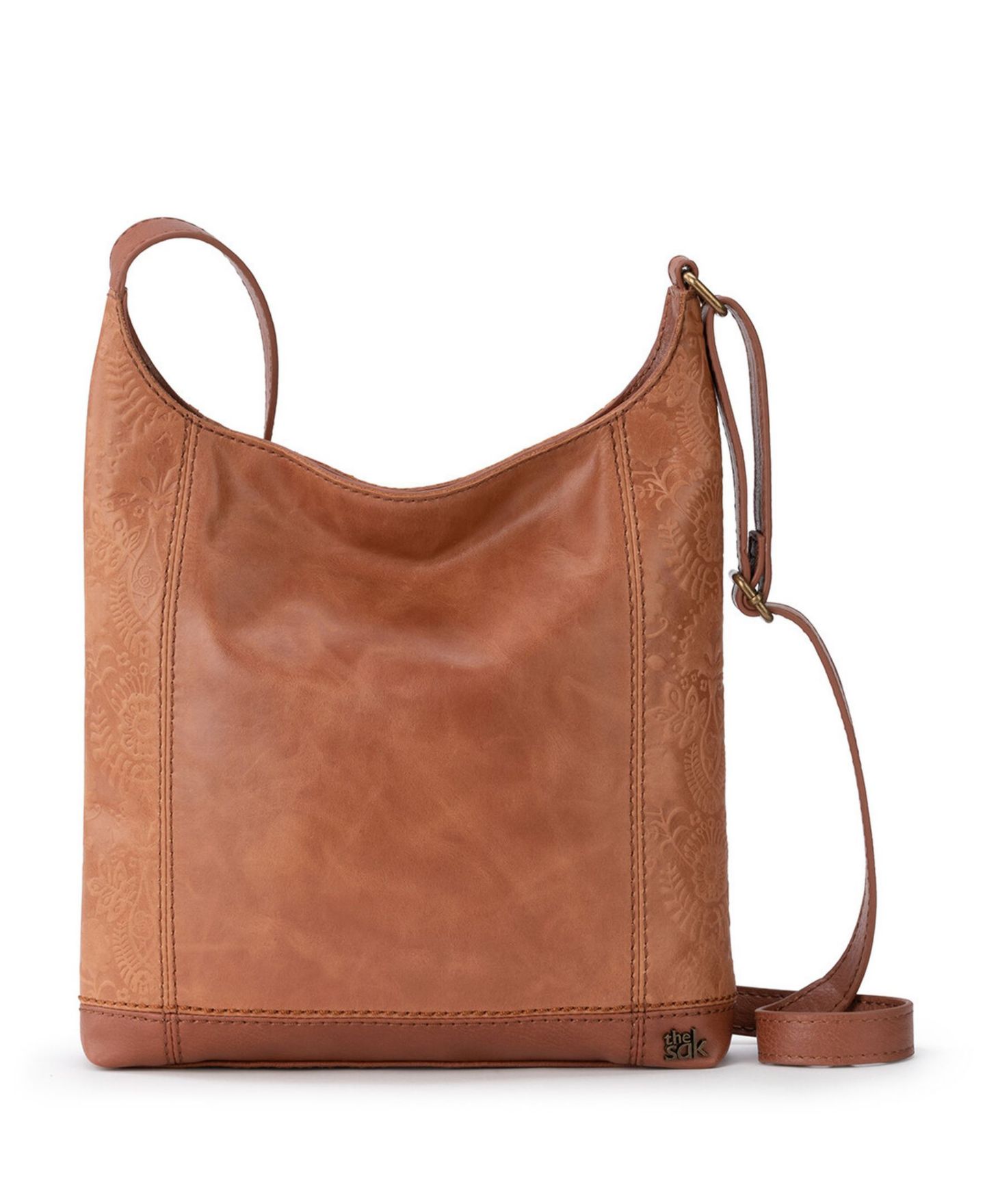 Женская сумка The Sak De Young Small Leather Crossbody, цвет: Чёрный — фото 7