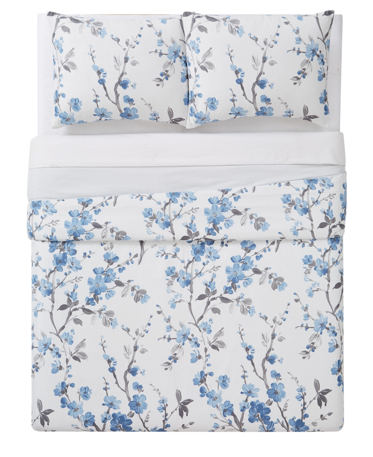 Cannon Kasumi Floral 3 Piece Comforter Set, Full/Queen