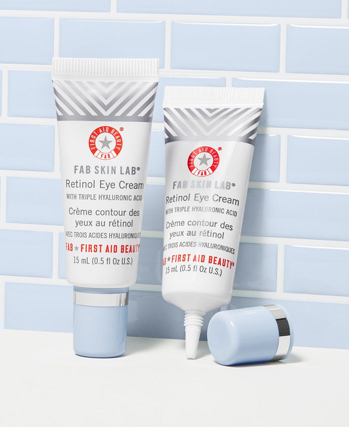 First Aid Beauty - FAB Skin Lab Retinol Eye Cream With Triple Hyaluronic Acid, 0.5-oz.