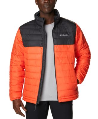 orange bubble jacket