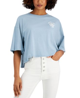 Rebellious One - Juniors' Happy Thoughts Graphic T-Shirt
