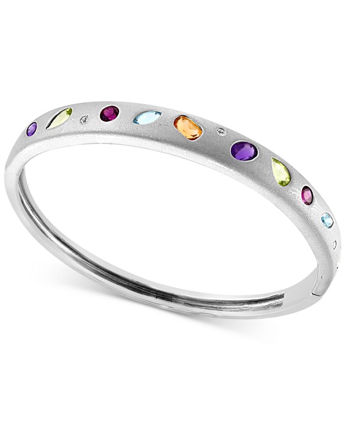 EFFY Collection EFFY® Multi-Gemstone Bangle Bracelet (3-5/8 ct. t.w ...