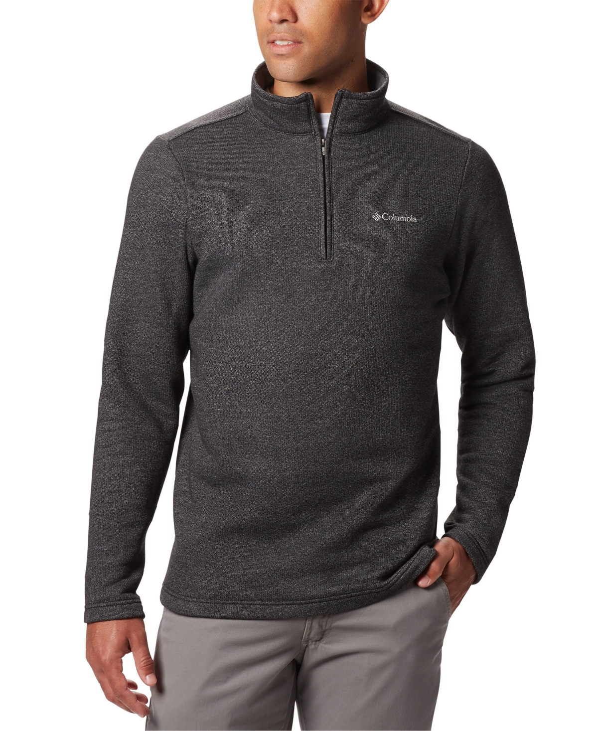 Men's Great Hart Mountain Iii Half Zip Sweatshirt - Black