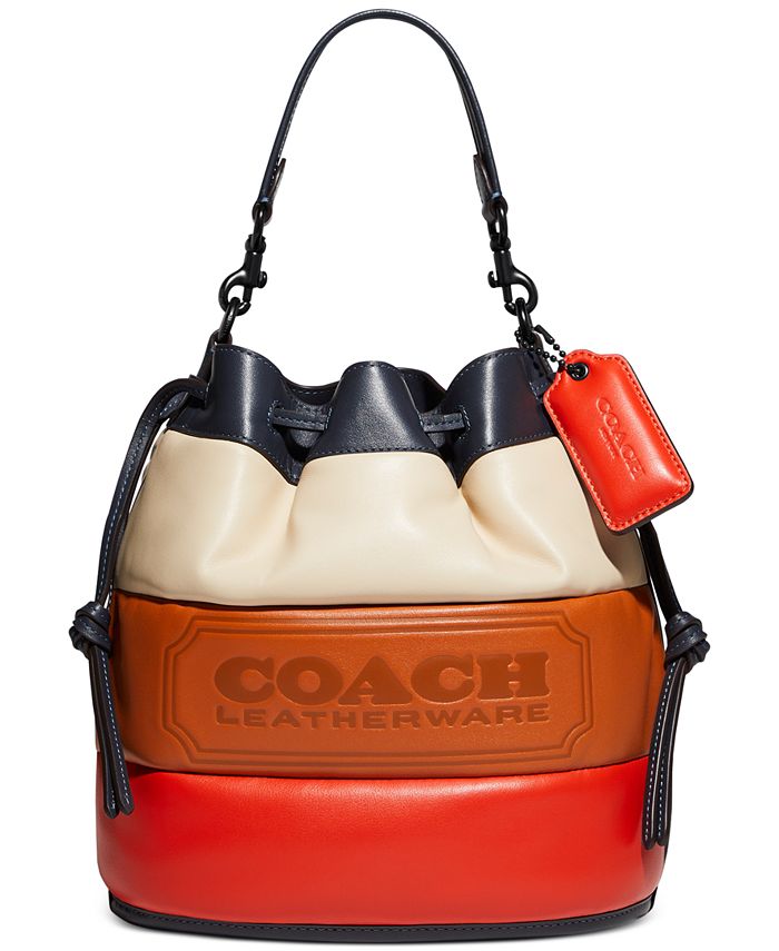 COACH Field Leather Bucket Bag & Reviews - Handbags & Accessories - Macy's