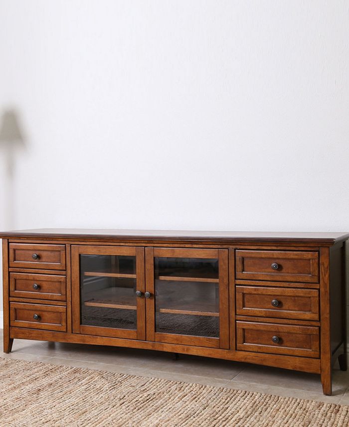Abbyson Living Taylor 72" Media Console & Reviews Furniture Macy's