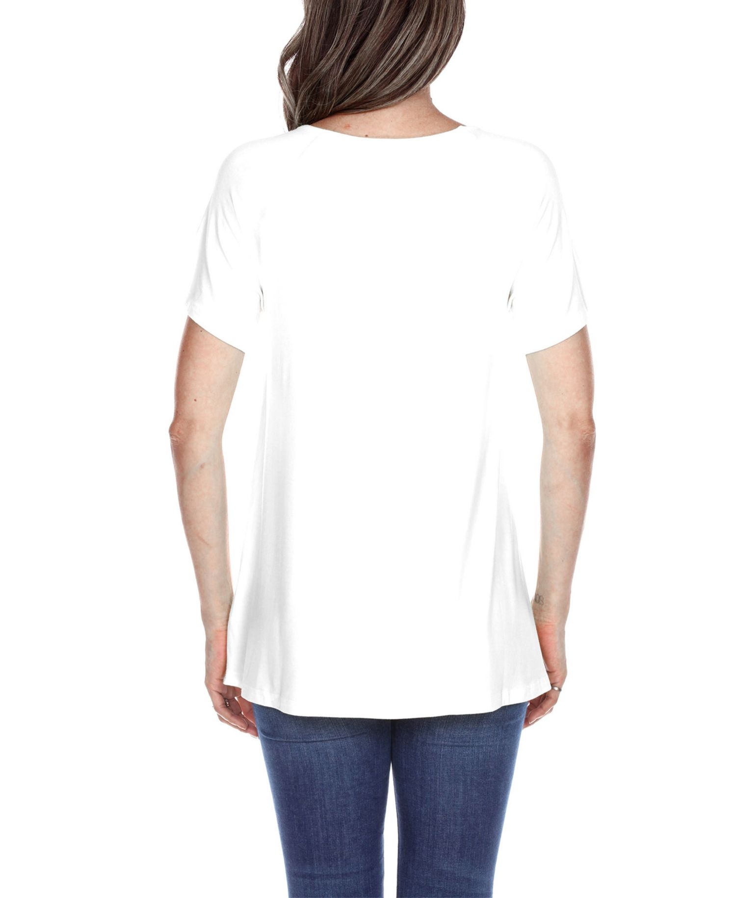 Plus Size Crisscross Cutout Short Sleeve Top