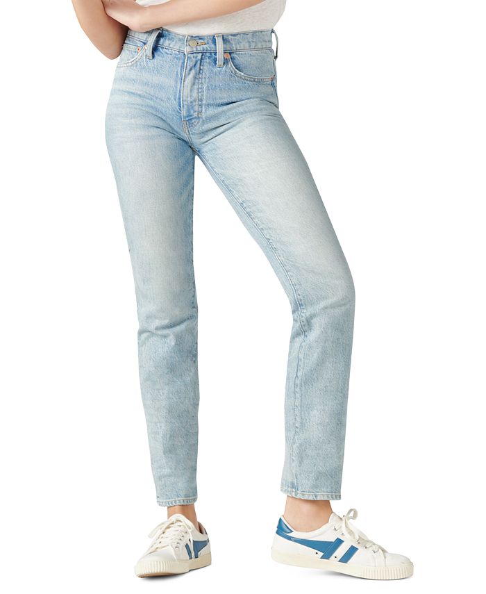 Lucky Brand Zoe High-Rise Straight-Leg Jeans - Macy's