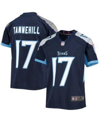 Nike Boys Youth Ryan Tannehill Light Blue Tennessee Titans Game