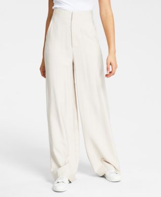 NIA Eloise High-Waist Trousers - Macy's