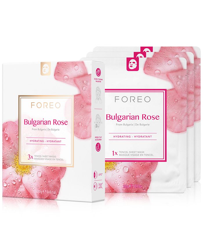FOREO Farm To Face Sheet Mask - Bulgarian Rose, 3-Pk. - Macy\'s