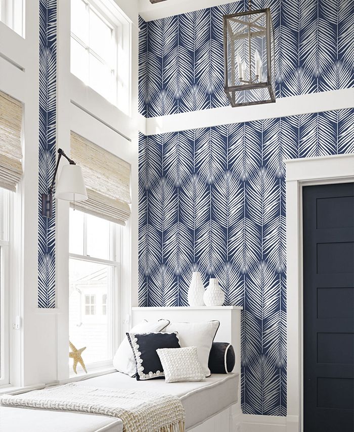 NextWall Palm Silhouette Peel and Stick Wallpaper Macy's