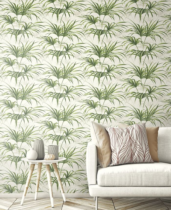 NextWall Tropical Palm Leaf Peel and Stick Wallpaper Macy's