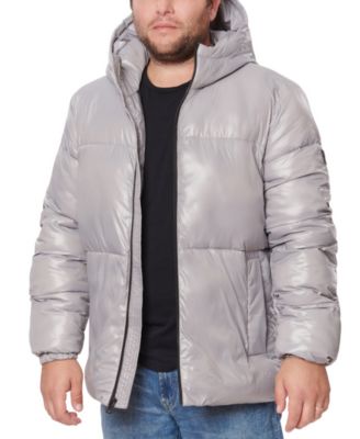 sean john men's hooded bomber jacket