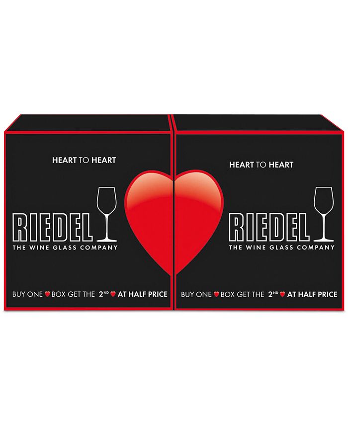 Riedel - Set of 2 Heart to Heart Chardonnay Glasses