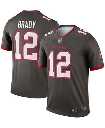 Nike Men's Tom Brady Pewter Tampa Bay Buccaneers Alternate Legend Jersey -  Macy's